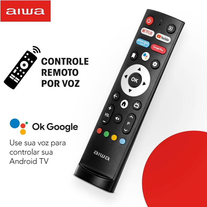 Controle remoto com comando de voz